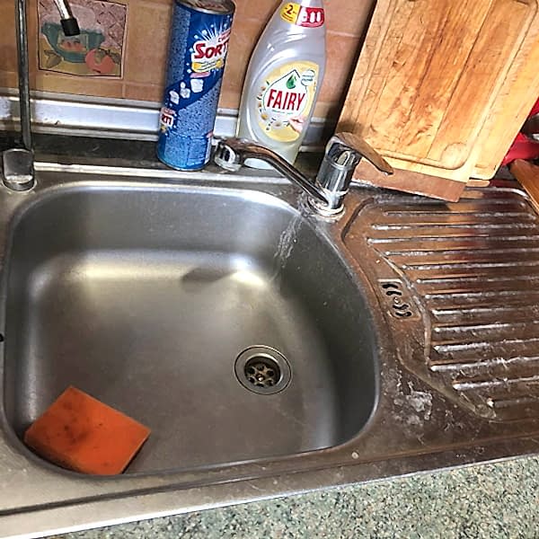 уборка раковины на кухне